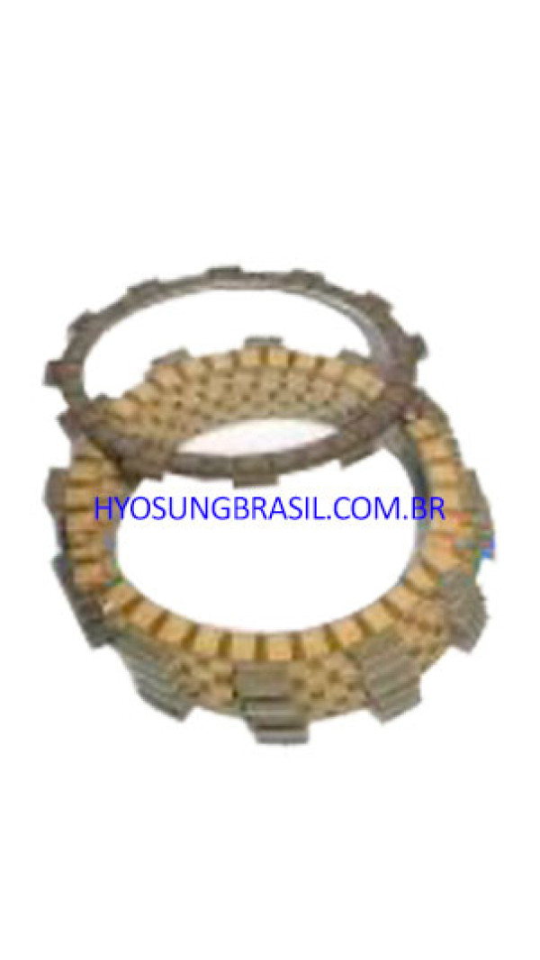 Discos de Embreagem Comet / Mirage 650cc - NOVO ORIGINAL